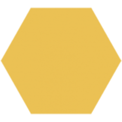 Hexagone - Jaune tournesol