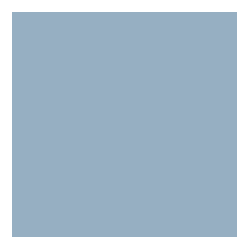 Bleu gris - Carré 10 x 10 x 1