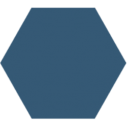 Hexagone - Bleu pétrole