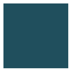 Bleu moselle - Carré 20 x 20