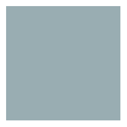 Bleu fumée - Carré 15 x 15