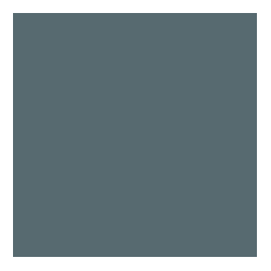 Bleu ardoise - Carré 15 x 15
