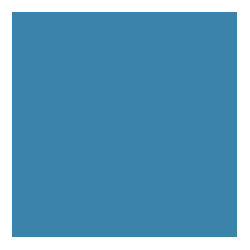 Bleu ciel - Carré 15 x 15