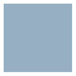 Bleu gris - Carré 10 x 10 x...